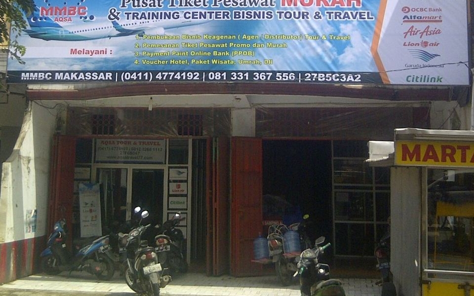 Counter MMBC Travel Makassar